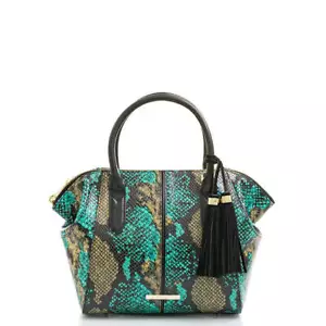 NEU BRAHMIN MINI CAMILA PARADIESVOGEL FRONTERA LEDER HANDTASCHE/SCHULTER - Bild 1 von 8