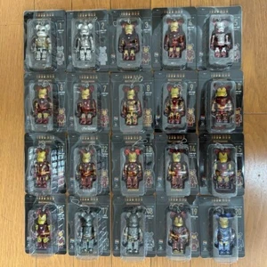 Iron Man BE@RBRICK Happy Lottery 20 types Bearbrick Keychain - Picture 1 of 2