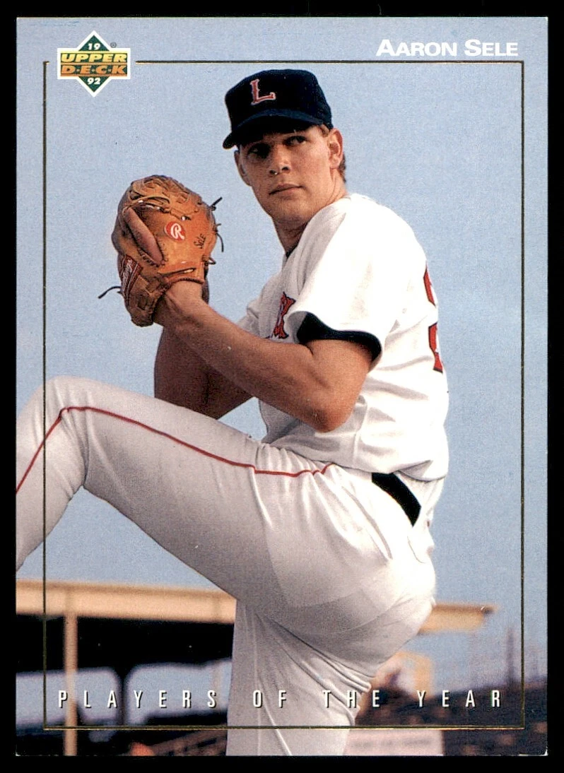 1992 Upper Deck Minors Player of the Year Aaron Sele #PY20 RC NM-MT / Better