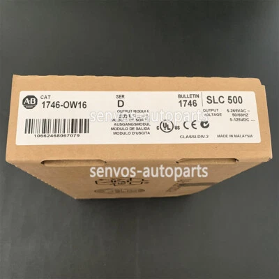 Allen-Bradley 1746-OW16 SLC500 Ser D Output Module 1746OW16 NEW Factory Sealed - Image 1 of 4