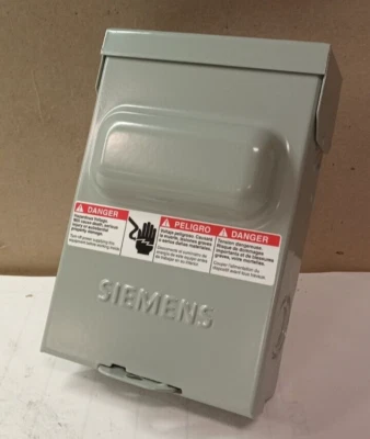 NUEVO INTERRUPTOR EXTRAÍBLE CERRADO SIEMENS WN2060 60 AMP SIN FUSIONAR 1 FASE 240 VAC Foto 1 de 4