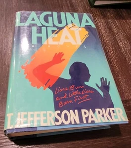 SIGNED Laguna Heat by T. Jefferson Parker 1ST ED HC DJ IN VERY GOOD CONDITION  - Picture 1 of 4