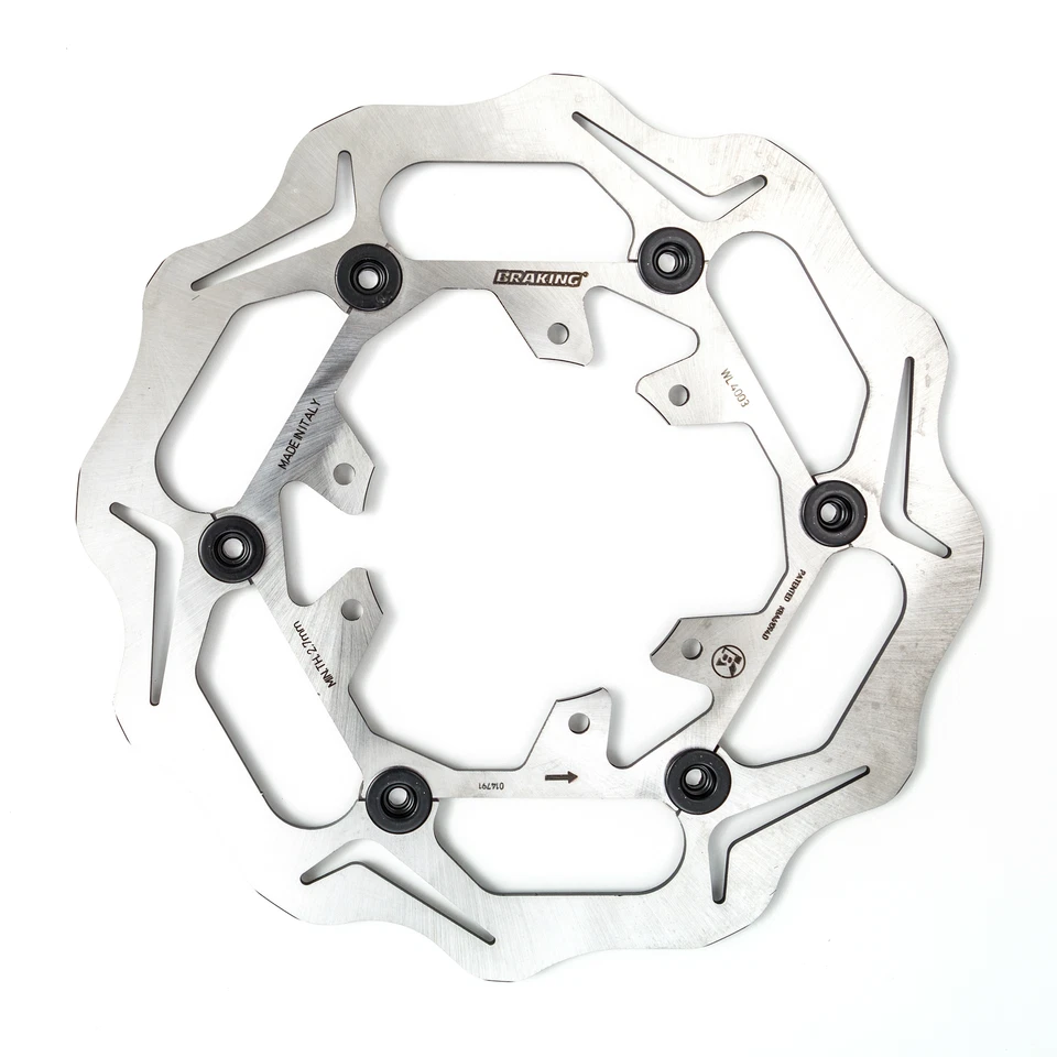 Disco de acero inoxidable ligero tratado térmicamente con rotor W-Open de 2 piezas WL4003 Foto 1 de 1