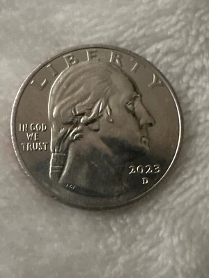 ERROR 2023 D Jovita Idar Quarter Coin Mint “IN COD WE TRUST” - Image 1 of 3