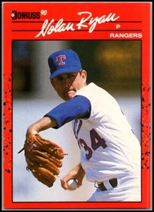 1990 Donruss #166 Nolan Ryan - HOF FREE SHIPPING! - Picture 1 of 2