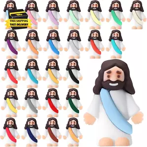 25 Pcs Little Jesus Figures Original Design Mini Rubber Jesus Toys to Hide and S - Picture 1 of 6