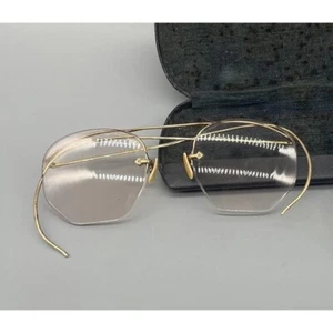 Gafas ópticas antiguas American Optical 1/10 12K GF en relieve sin marco - Imagen 1 de 13