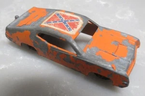 VTG Midgetoy Orange Dukes of Hazzard Rebel Dodge Charger Car Rockford ILL - Picture 1 of 7