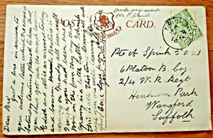WW1 CASUALTY POSTCARD PTE A SPINK 2/4TH BTN WEST RIDING REGT KIA FRANCE 1918 - Picture 1 of 10