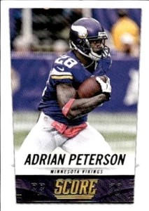 2014 Score #124 Adrian Peterson Minnesota Vikings - Picture 1 of 2