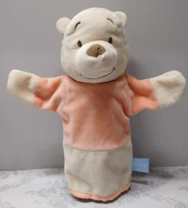Disney Baby - Winnie The Pooh Pastel Hand Puppet Plush - Blanket & Beyond - Picture 1 of 4