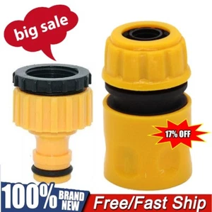 Universal Set Garten Auto Wasserschlauch Rohr Hahn Adapter Verbinder Fitting Schlauchrohr - Bild 1 von 11