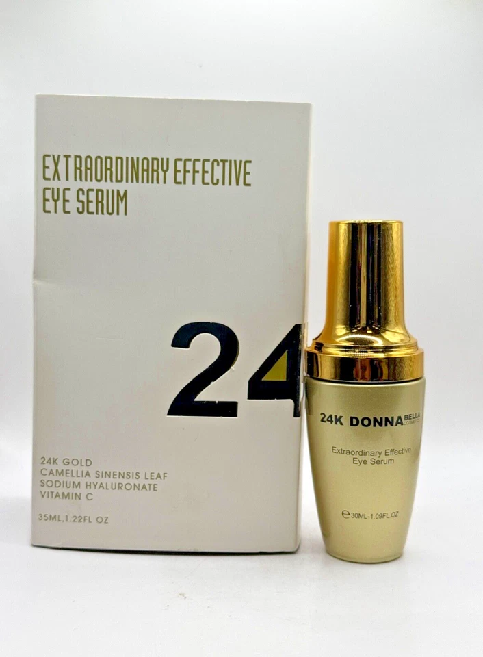 24K BY DONNA BELLA COSMETICS 35ML EYE SERUM CODE-14248A (NEW WITH BOX) - Image 1 of 4