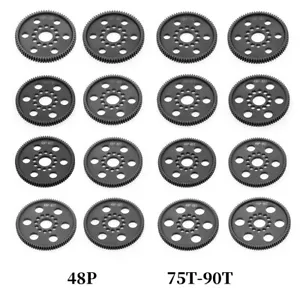 75T-90T Steel Hardening Large Gear 48P For Sakura D3 D4 D5 HSP RC Drift Cars - Picture 1 of 28