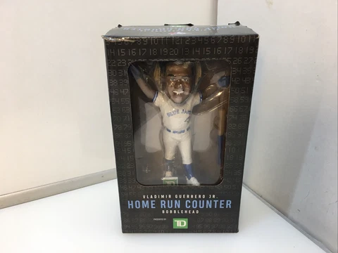 Vladimir Guerrero Jr  BobbleHead Home Run Counter NIB - Toronto Blue Jays NEW TD Cover