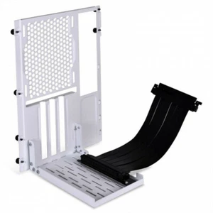 Lian Li O11D-1W-3 Mini Riser Card + PC Slot Cover PCIe 3.0 White - Picture 1 of 3