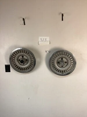 Cubierta de rueda plateada tapacubos Ford Mustang Fairmont Mercury Capri Mag 1978-91 cantidad 2 Foto 1 de 4