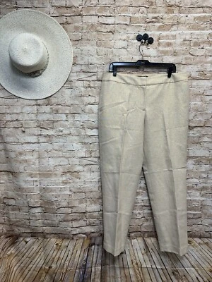 Pantalones Talbots Signature Oro Cremallera Frontal Trasera Tobillo abertura 12 - EXCELENTES  Foto 1 de 4