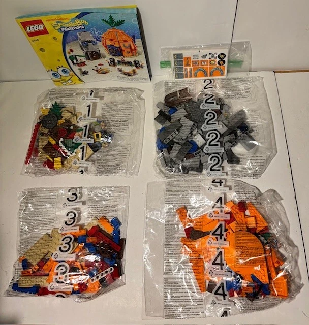 NEW Lego SpongeBob Bikini Bottom Undersea Party 3818, LEGO BAGS SEALED! NO Box - Image 1 of 1