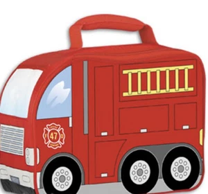 LUNCHBOX ROT FEUERWEHRAUTO Stoff NEU von THERMOS! - Bild 1 von 8