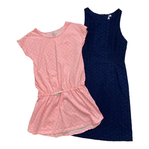 Old Navy Girls Lot of 2 Summer Dresses Size 0/8 A66 - Picture 1 of 9