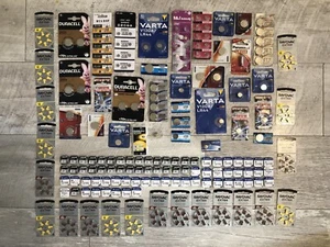 JOB LOT Button Watch Cell Batteries Various Types/Brands Varta Maxell NEW #2 - Picture 1 of 24