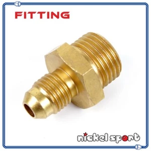 M16 x 1.5mm to 4AN AN4 Straight Male to Male Fitting Adapter - Picture 1 of 1