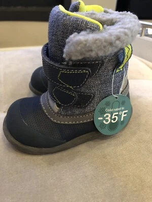 See Kai Botas Impermeables Niños Botines Talla 4 Gris Azul Resistente al Agua Foto 1 de 4