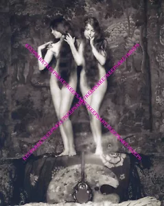 JAZZ AGE "ZWILLINGE" SCHÖNES LANGHAARIGES ZIEGFELD MÄDCHEN 8x10 FOTO A-ZIEG11 - Bild 1 von 1