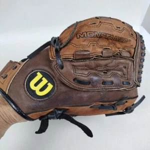 Wilson A440 Fast Pitch Monsta web RHT Softball Glove 11.5" Leather A0440 FP115 - Picture 1 of 17