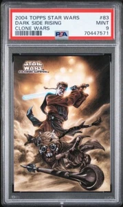 2004 Topps Star Wars: The Clone Wars Anakin Dark Side PSA 9 Pop🍿1 Ninguno Superior - Imagen 1 de 2