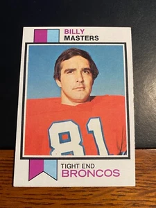 1973 TOPPS FOOTBALL #242 BILLY MASTERS!! $1 SHIPPING! "A" - Picture 1 of 2