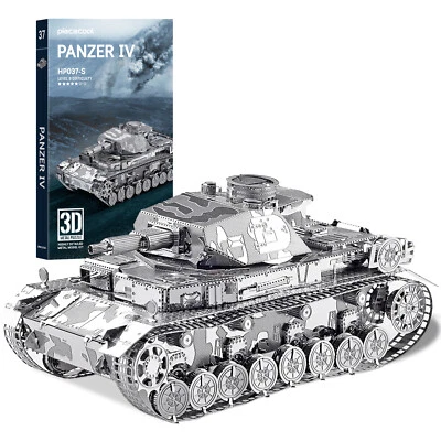 Piececool 3d modellbausätze IV Tank Metall puzzle halloween Geschenke Spielzeug