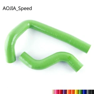 FOR 1993-1997 MAZDA RX-7 FD3S FD Turbo Silicone Coolant Radiator Hose Green Kit - Picture 1 of 5