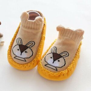 Newborn Baby Girl Boy Toddler Anti-Slip Socks Shoes Floor Slippers Sock Shoes
