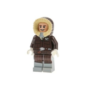 1x Lego Minifigure Star Wars Han Solo Parka Brown Double Face 75138 sw0709