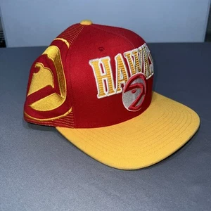 Atlanta Hawks Mitchell & Ness Mens Adjustable Cap Baseball Hardwood Classic -73 - Picture 1 of 12