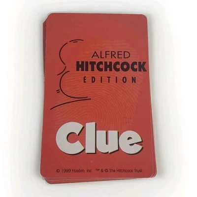 Juego de Mesa Edición Alfred Hitchcock PISTA USAopoly Repuesto 5 Cartas de Arma  Foto 1 de 4