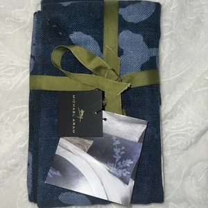Michael Aram Shadow Branch Indigo Pillow Sham, King - Picture 1 of 5