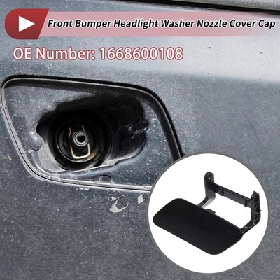 Tapa de cubierta de boquilla de arandela de parachoques delantero izquierdo para Mercedes-Benz ML250 Foto 1 de 4