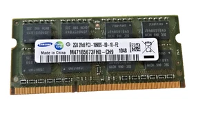 Samsung 2GB 2Rx8 PC3-10600S DDR3-1333MHz Laptop Memory M471B5673FH0-CH9 - Picture 1 of 1