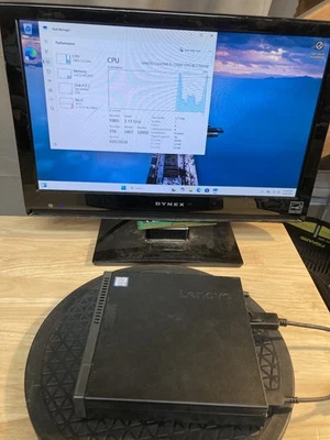 Lenovo Desktop ThinkCentre M710q i5-7500T 2.7GHz 8GB DDR4 256GB NVME W11P - Image 1 of 4