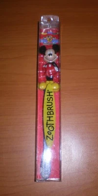 Cepillo de dientes Mickey's Stuff for Kids 1992 vintage * Mickey en cepillo de dientes nuevo 6" Foto 1 de 4