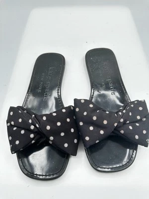 Kate Spade New York Bikini Slide Polka Dot Bow Sandal Size Women’s Sz 6B - Image 1 of 4