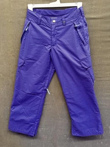 Burton Pants Youth XL Purple Snowboard Dryride Cargo Winter Adjustable Waist - Picture 1 of 17