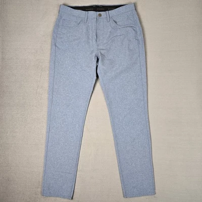 Bonobos Pants Mens 32x32 Golf Performance Chino Pants Slim Taper Blue Stretch - Image 1 of 4