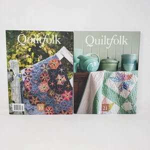 Quiltfolk Lot of 2 - Issues 10-Vermont & 21-Maryland (2019-2021, PB, Illus) - Picture 1 of 5