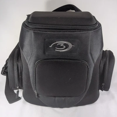 Halo 3 Promo Xbox 360 Bungie Black Console Travel Crossbody Backpack Bag - Image 1 of 4