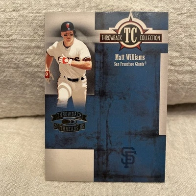 Donruss Throwback Threads 2005 - Throwback Collection Matt Williams #TC-55 Foto 1 de 2