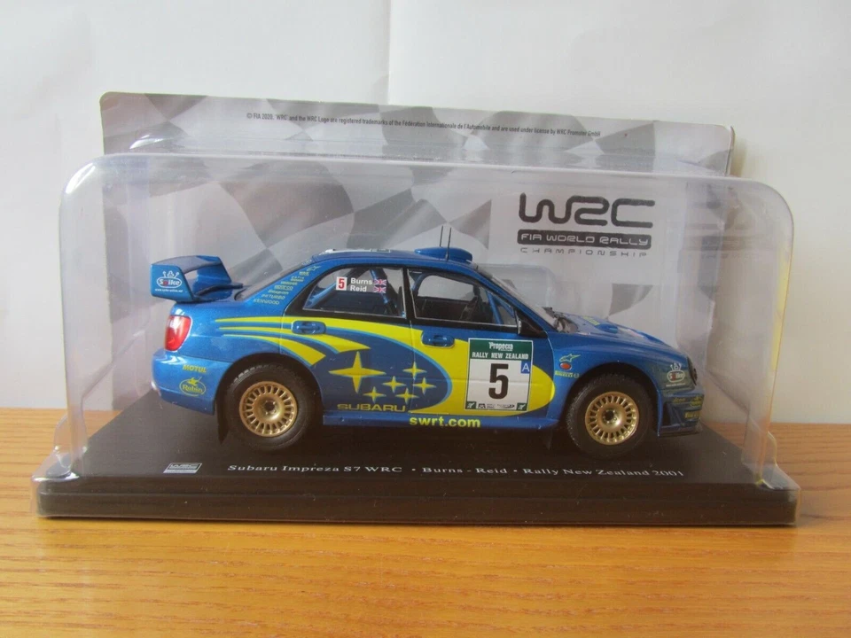 28) SUBARU IMPREZA S7 WRC - Burns/Reid - Rally New Zealand 2001 - model 1:24 - Immagine 1 di 1